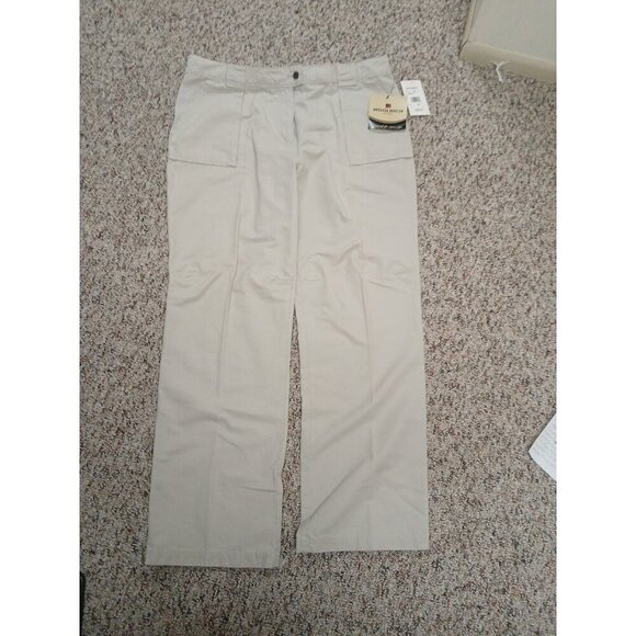 Pants - Vintage Women's Woolrich Khakis‎ (18) British Tan Zip Closure. NWT